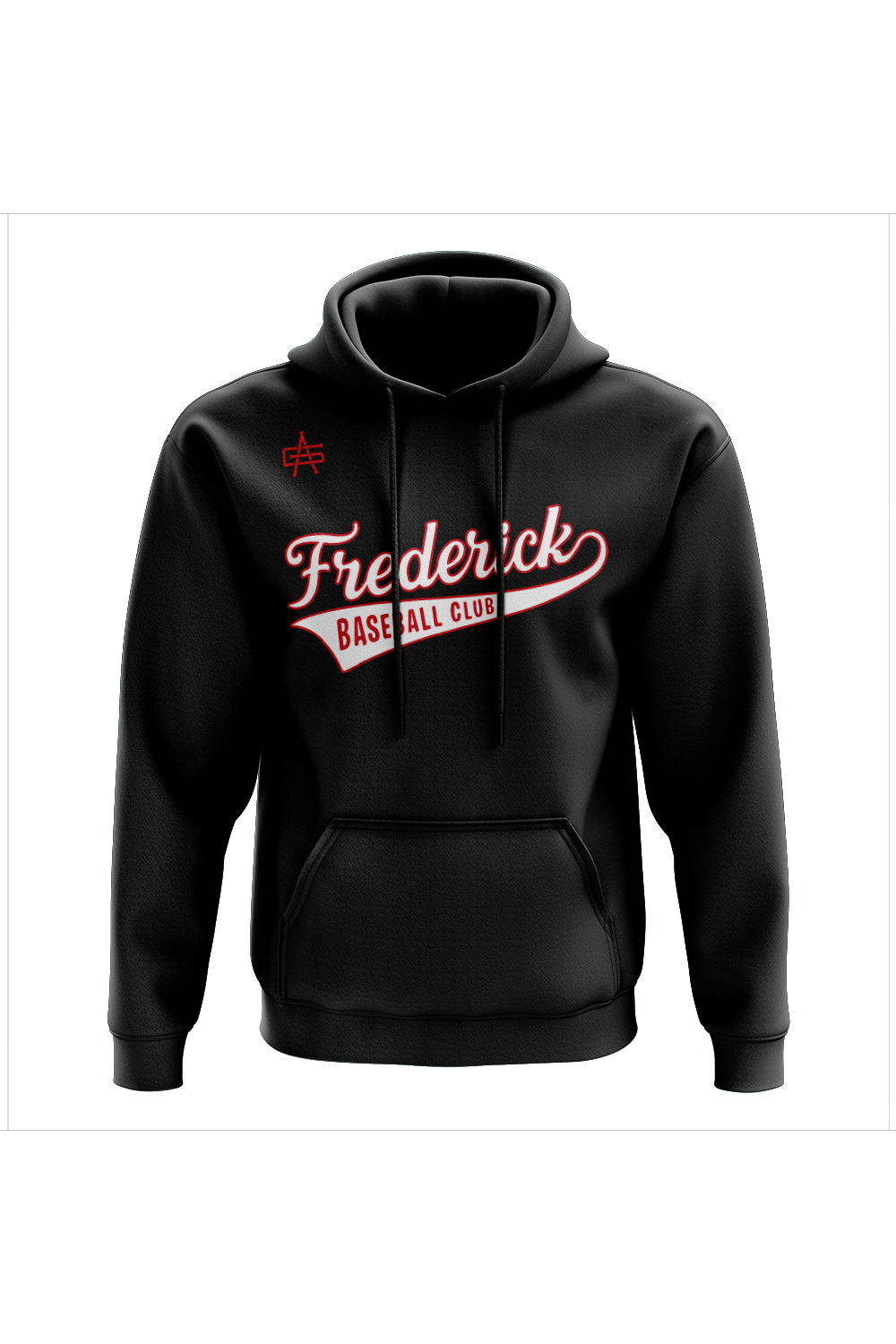 Frederick Bulls Baseball Customizable Sublimated Performance Hoodie