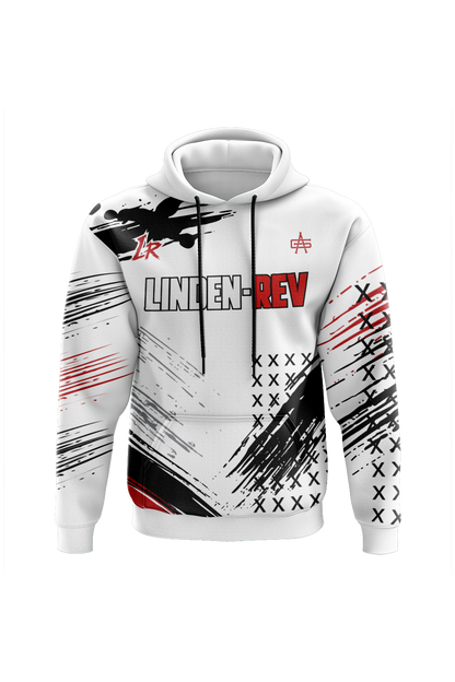 Linden Rev Wrestling Sublimated Charged Performance Hoodie - White