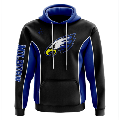 Milburn Eagles Sublimated Performance Hoodie