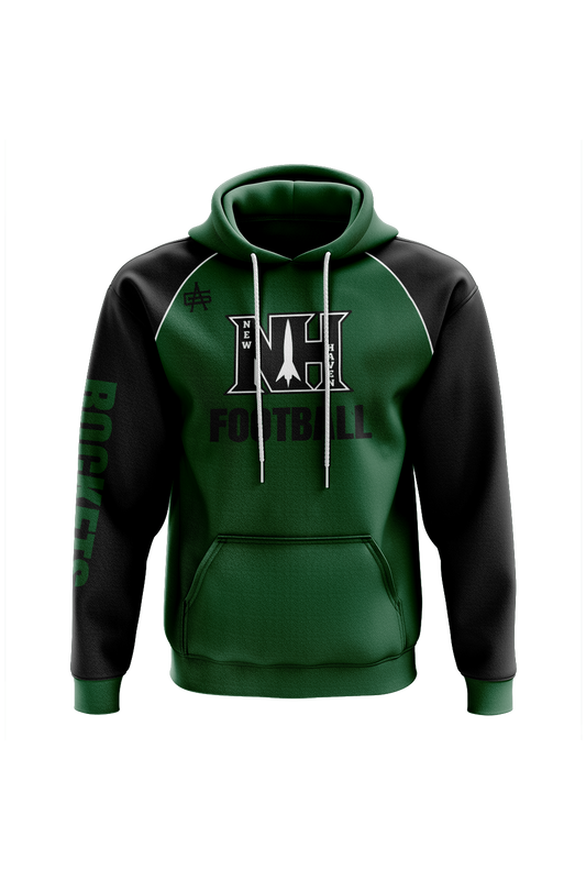 New Haven Football Customizable Performance Sublimated Hoodie