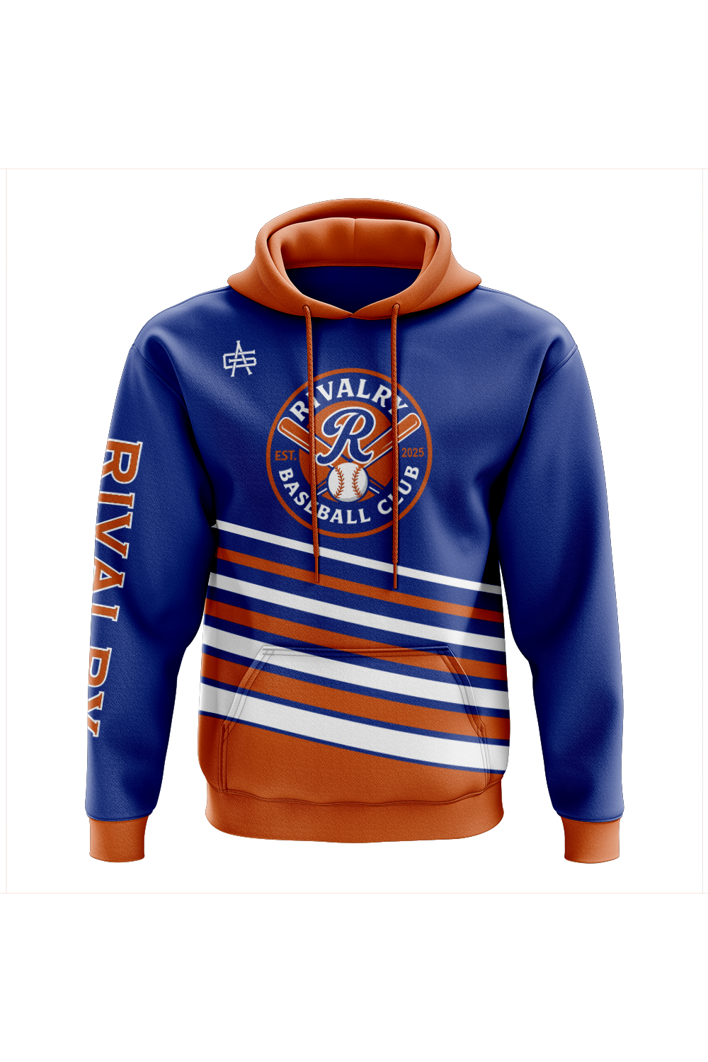 Rivalry Baseball Sublimated Customized Performance Hoodie