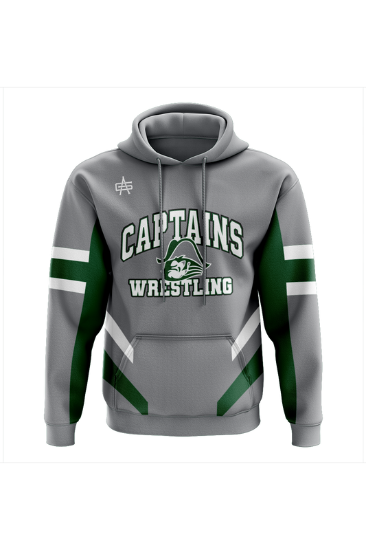 Waterford Wrestling Sublimated Performance Hoodie- Grey