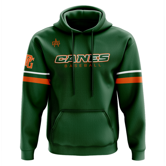 Canes Performance Hoodie Green