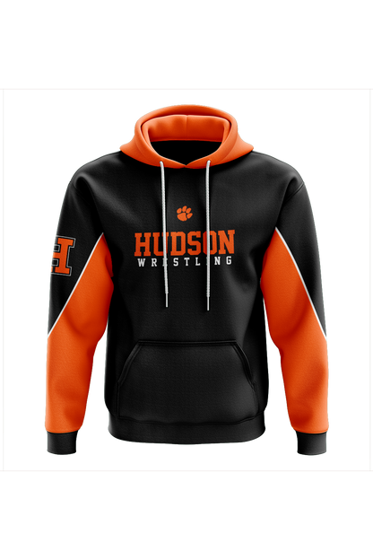 Hudson Wrestling Sublimated Charged Performance Hoodie - Black