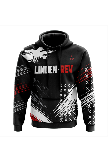 Linden Rev Wrestling Sublimated Charged Performance Hoodie - Black