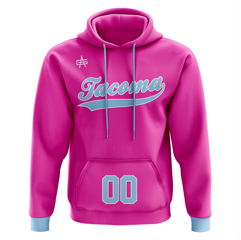 Tacoma Tigers Bubble Gum Sublimated Hoodie