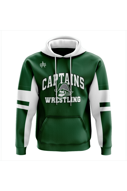 Waterford Wrestling Sublimated Performance Hoodie- Green