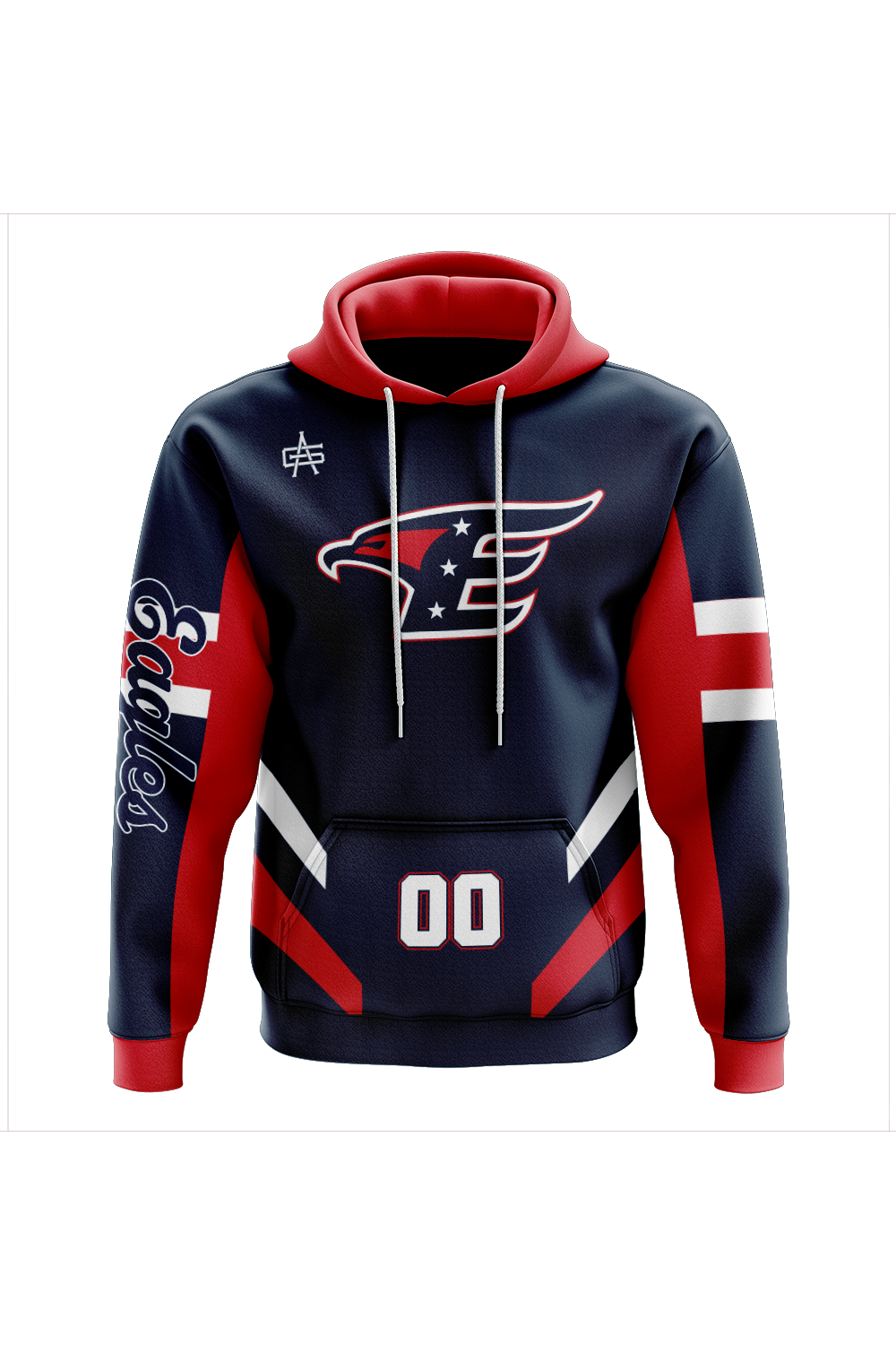 Watervliet Eagles Baseball Sublimated Performance Hoodie