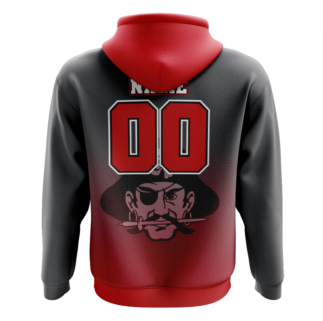 Cardington Pirates Softball Sublimated Custom Hoodie