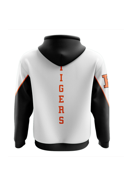 Hudson Wrestling Sublimated Charged Performance Hoodie - White
