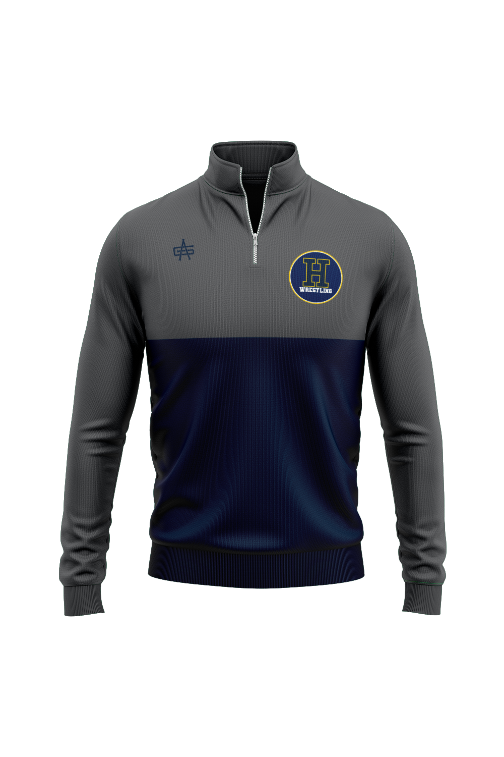 Hartland Wrestling Charged Sublimated Performance Quarter Zip V3