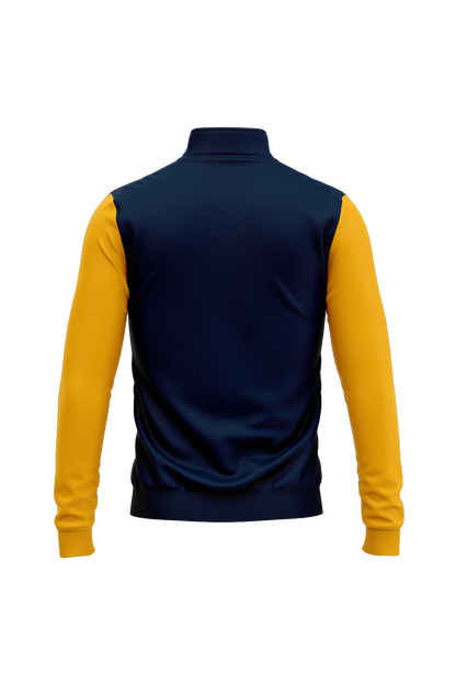 B-CC High School Wrestling Sublimated Performance Quarter Zip - Gold