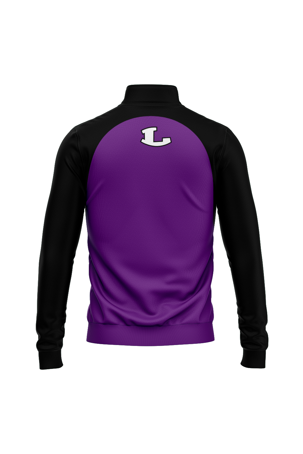 Spartans Football Sublimated Performance Quarter Zip- Purple