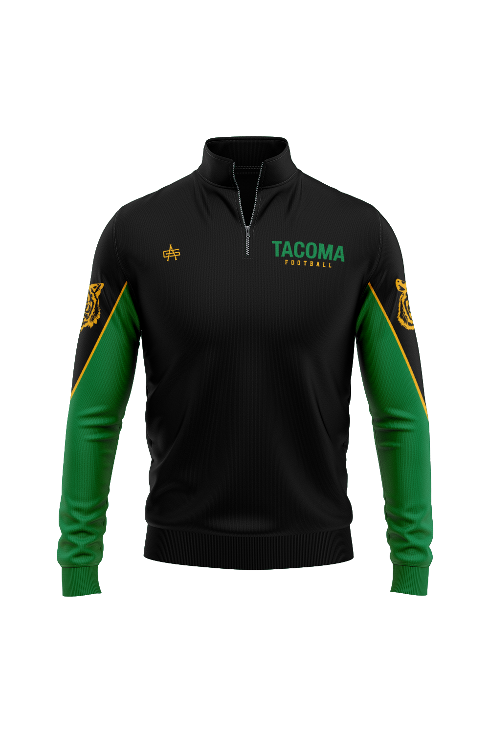 Tacoma Tigers Basketball Sublimated Performance Quarter Zip