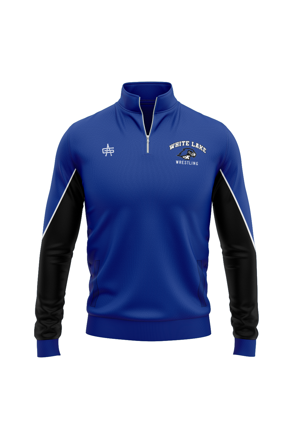 White Lake MS Wrestling Sublimated Performance Quarter Zip