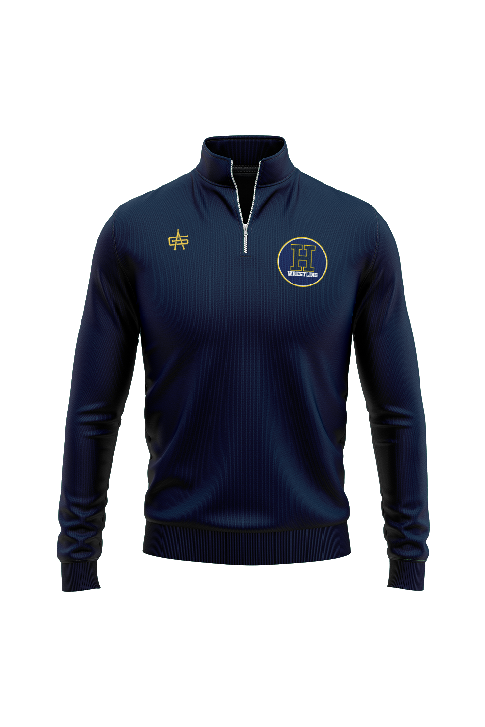 Hartland Wrestling Charged Sublimated Performance Quarter Zip V2