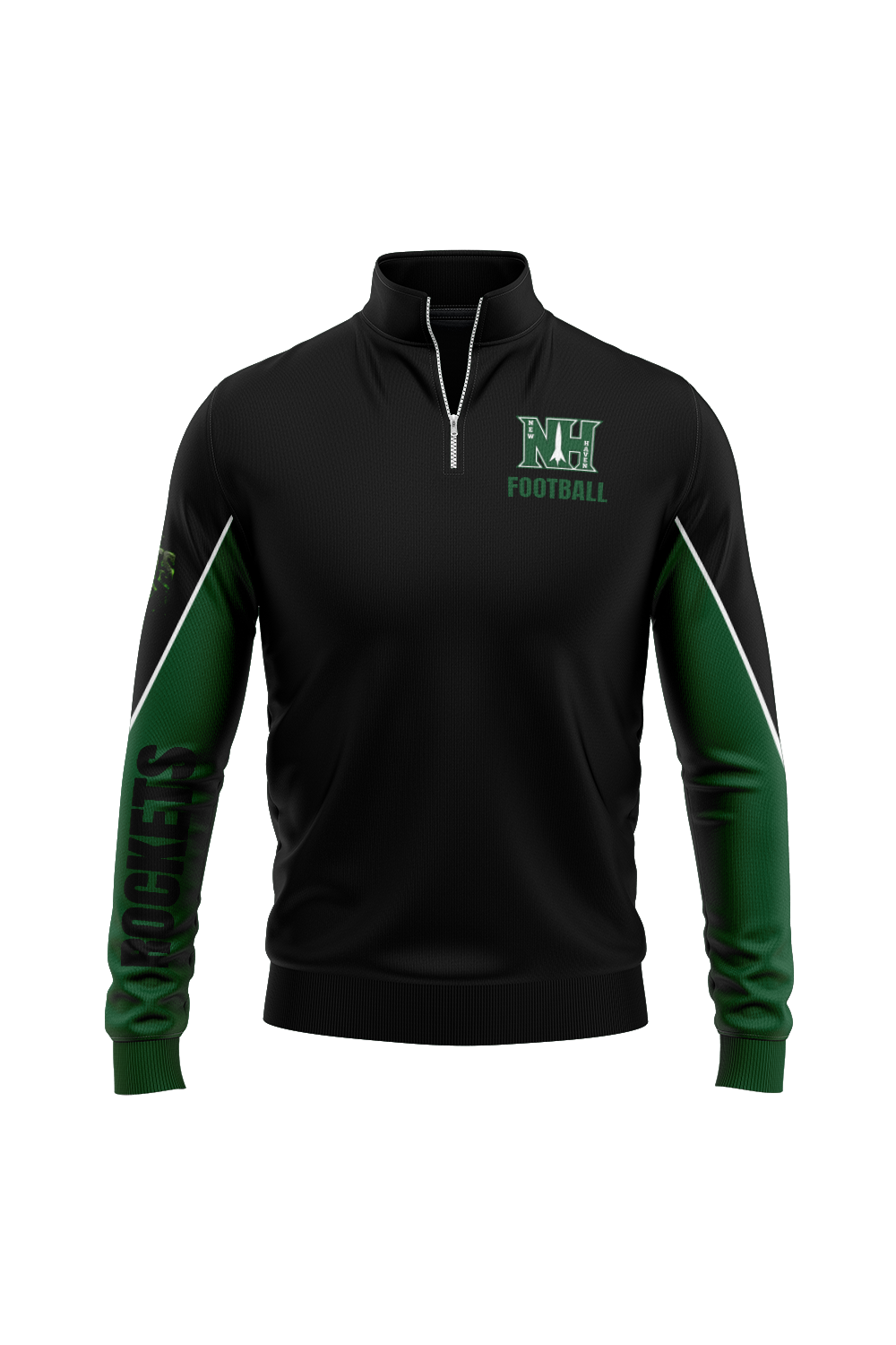 New Haven Football Sublimated Performance Quarter Zip