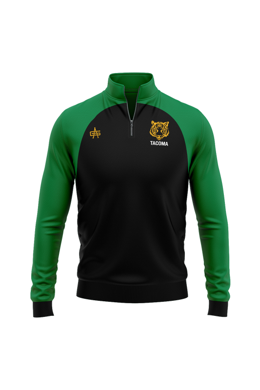 Tacoma Tigers Basketball Sublimated Performance Quarter Zip