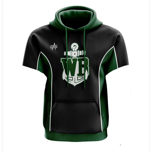 West Bloomfield Football Short Sleeve Performance Hoodie