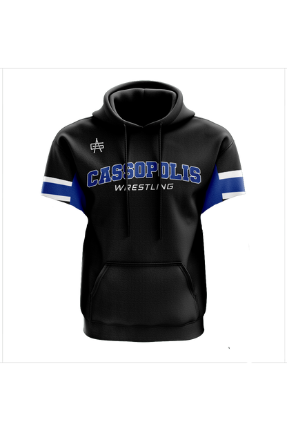 Cassopolis Wrestling Short Sleeve Sublimated Performance Hoodie