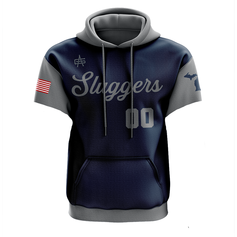 Sluggers Sublimated Performance Short Sleeve Hoodie