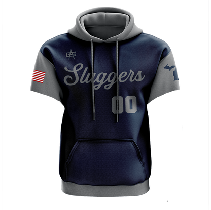 Sluggers Sublimated Performance Short Sleeve Hoodie
