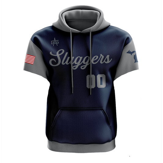 Sluggers Sublimated Performance Short Sleeve Hoodie