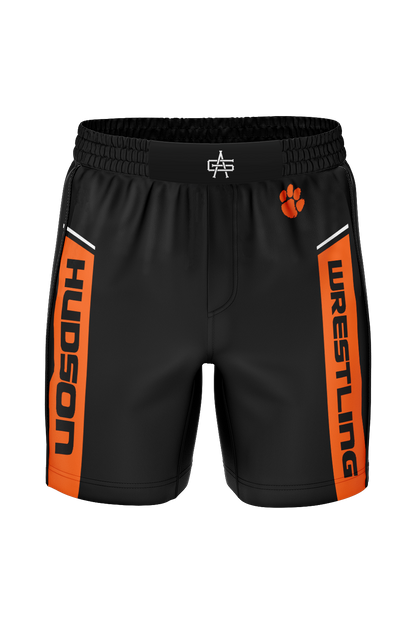 Hudson Wrestling Sublimated Performance Woven Fight Shorts