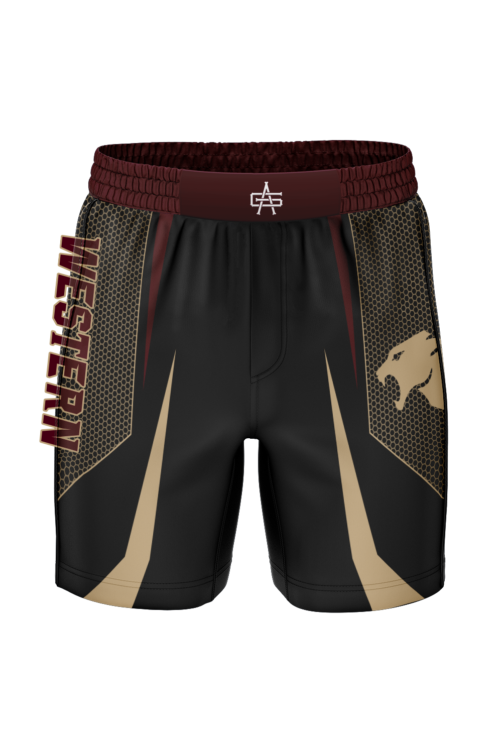 Parma Western MatCats Wrestling Sublimated Fight Shorts