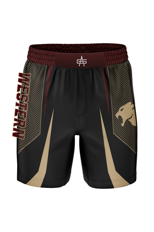 Parma Western MatCats Wrestling Sublimated Fight Shorts