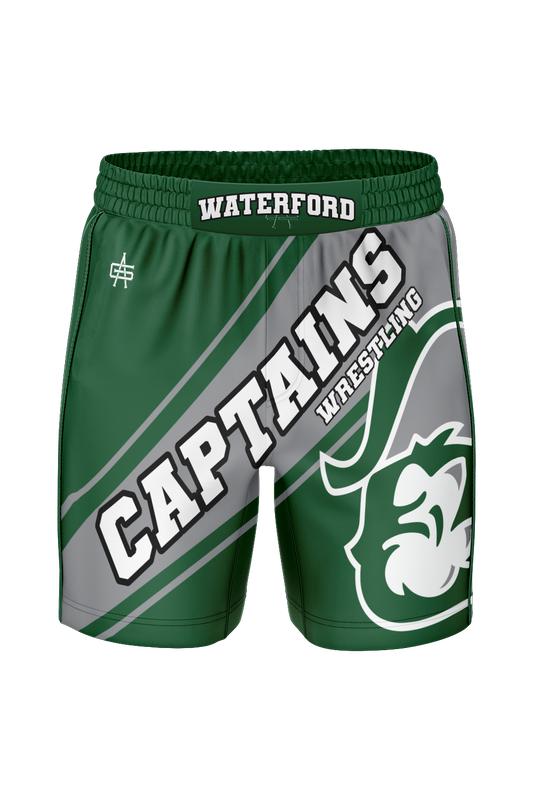 Waterford Wrestling Sublimated Fight Shorts- Captains