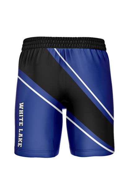 White Lake MS Wrestling Sublimated Performance Fight Shorts