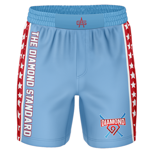 Diamond 9 Sublimated Shorts