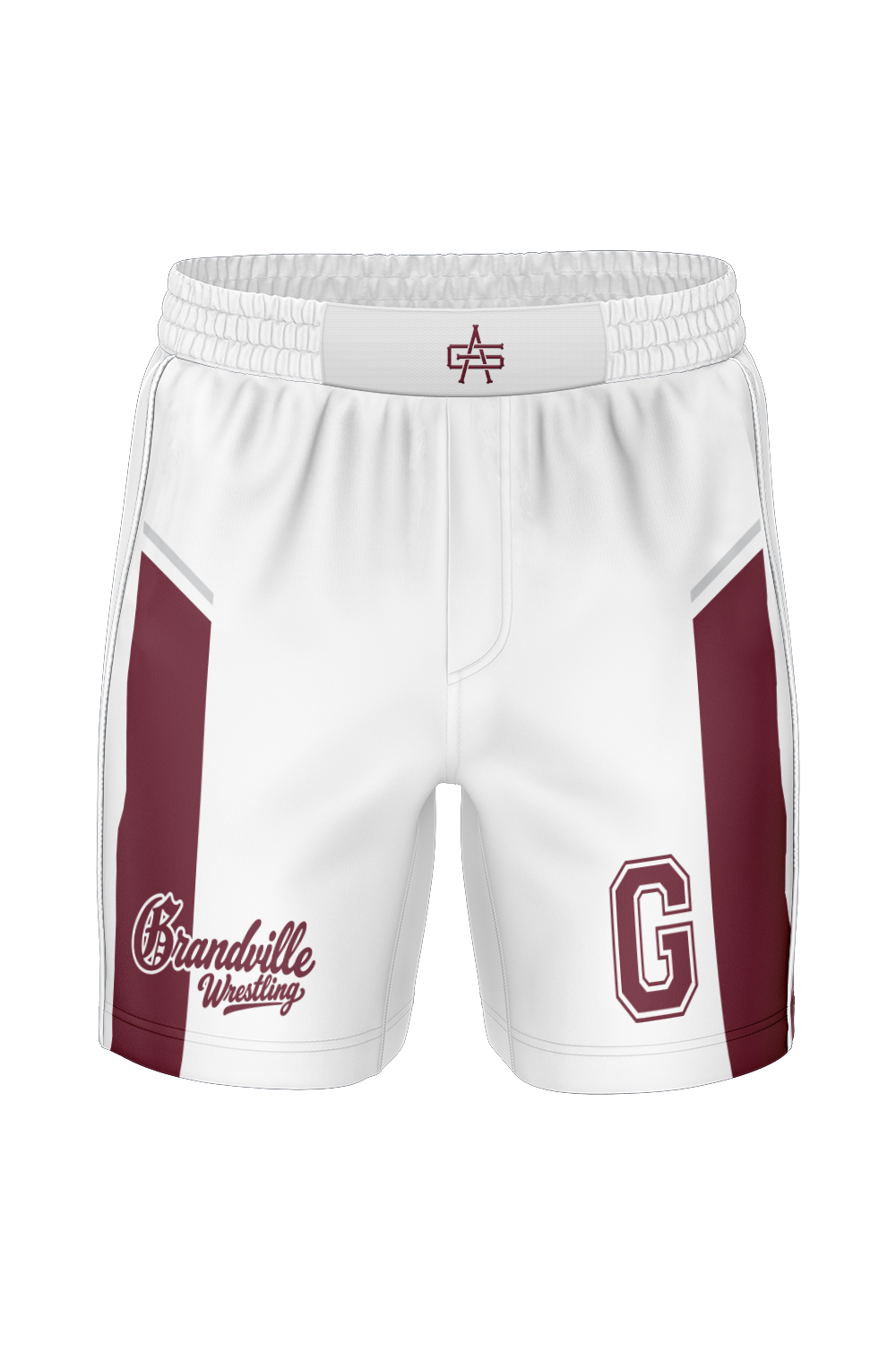 Grandville Wrestling Sublimated Performance Woven Fight Shorts with Pockets