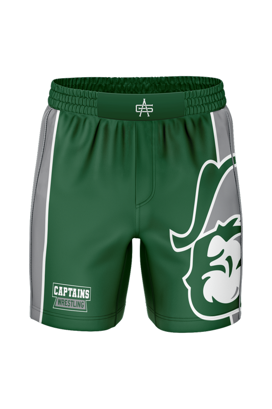 Waterford Wrestling Sublimated Fight Shorts- Green
