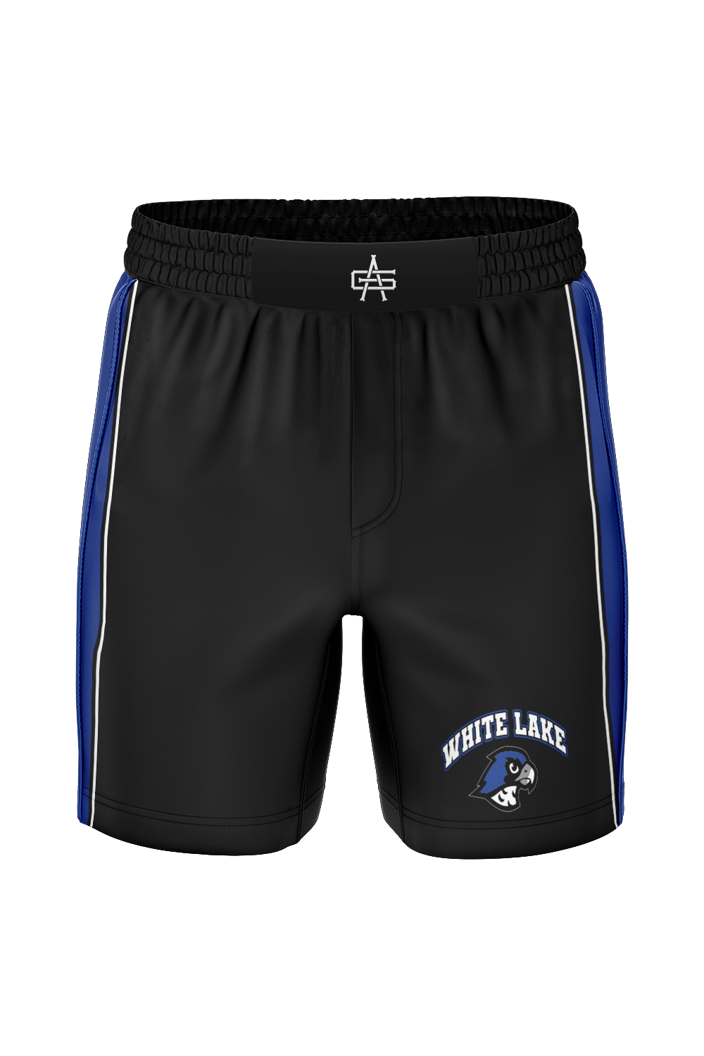 White Lake MS Wrestling Sublimated Performance Fight Shorts