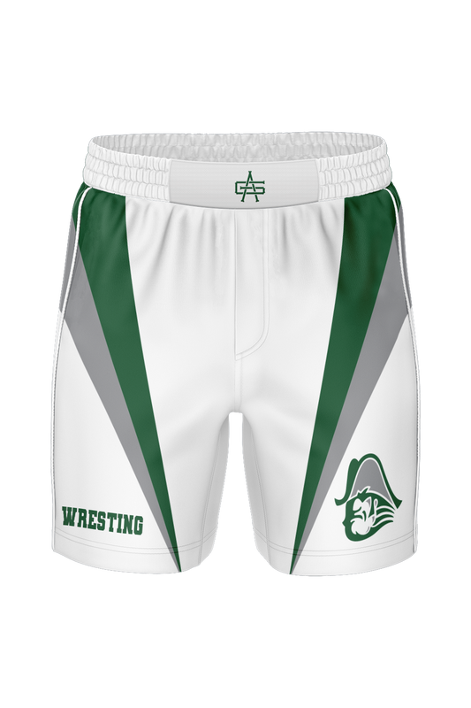 Waterford Wrestling Sublimated Fight Shorts- White