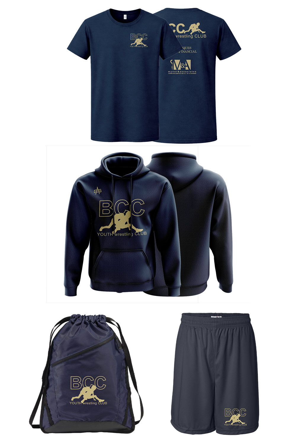 BCC Youth Wrestling Wrestler Package