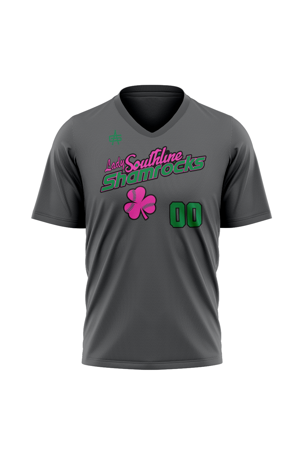 Shamrocks Softball Sublimated V-Neck Jersey