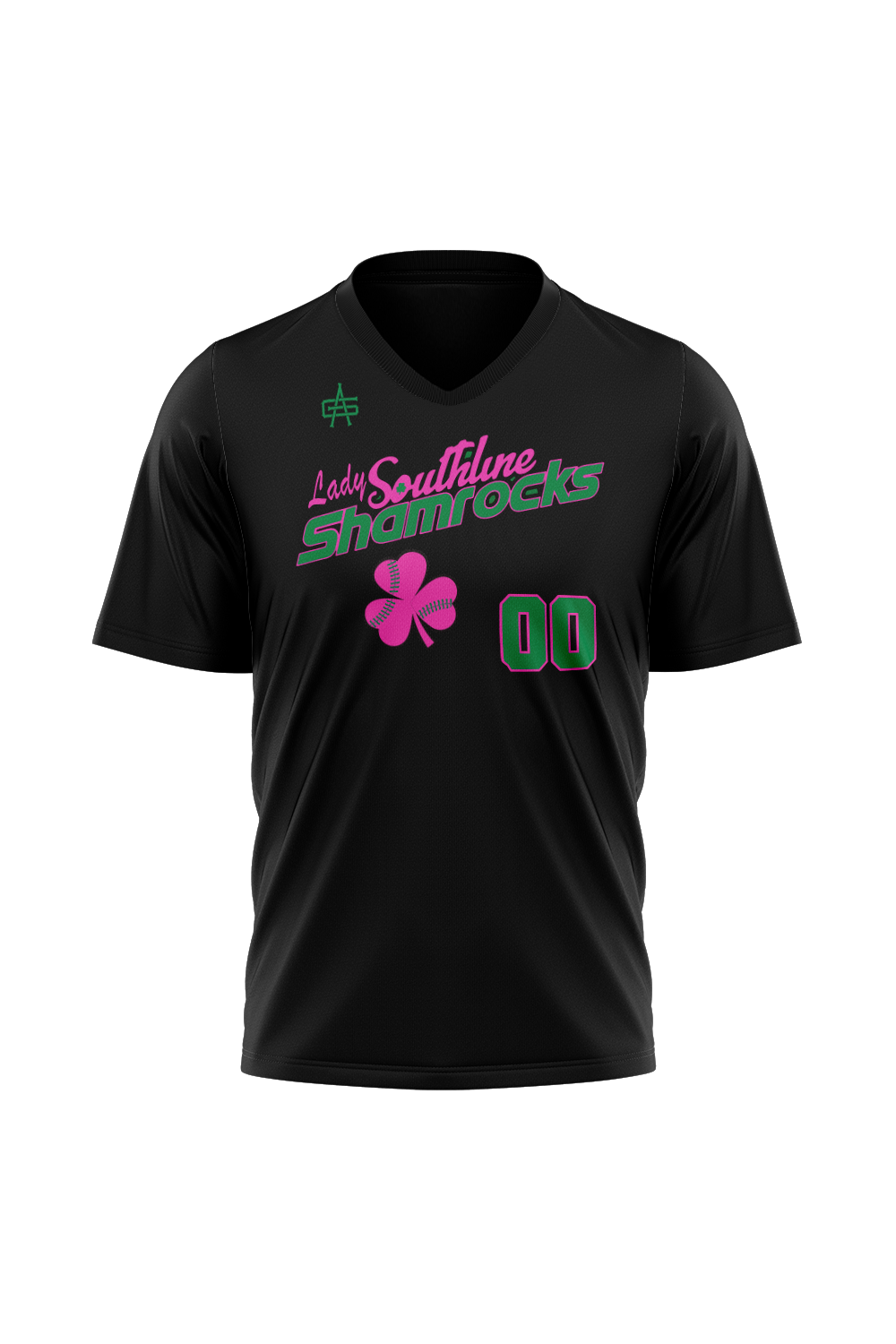 Shamrocks Softball Sublimated V-Neck Jersey