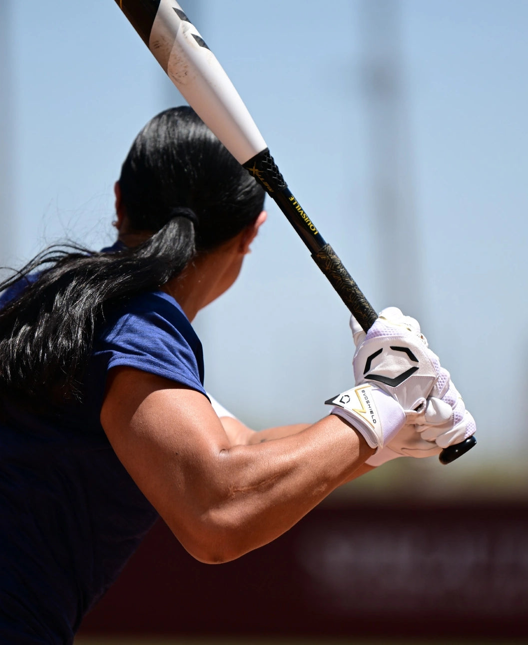 EvoShield Adult Carbyne Batting Gloves with Strap