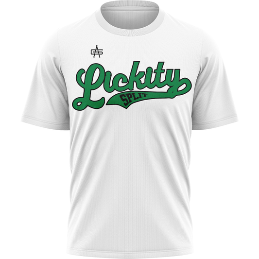 Lickity Split Softball White Parent Jersey
