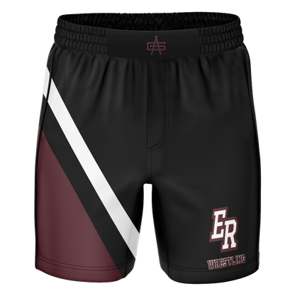 Eaton Rapids Wrestling Sublimated Performance Woven Fight Shorts