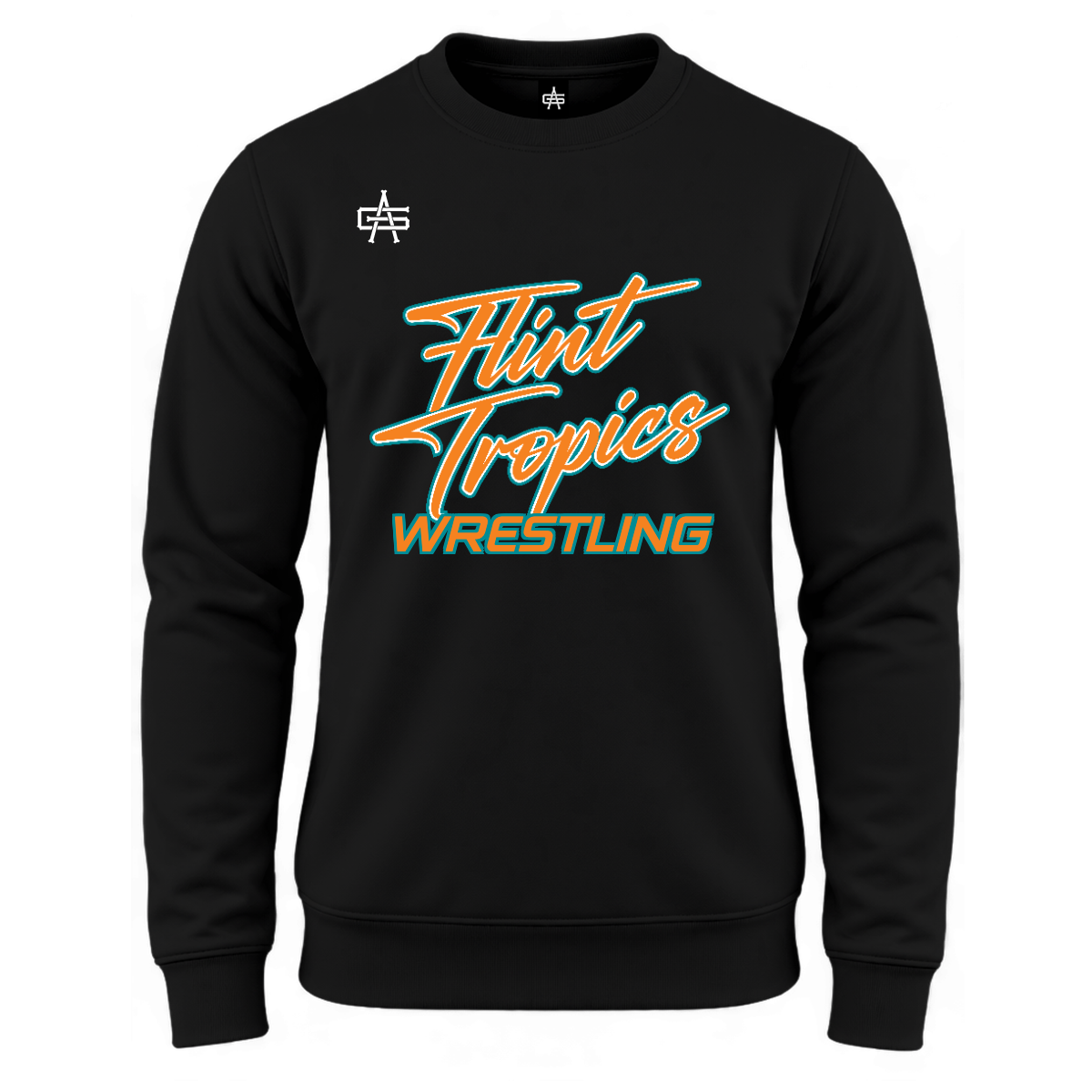 Flint Tropics Wrestling DTF Gutsy Maverick Essential Fleece Crew