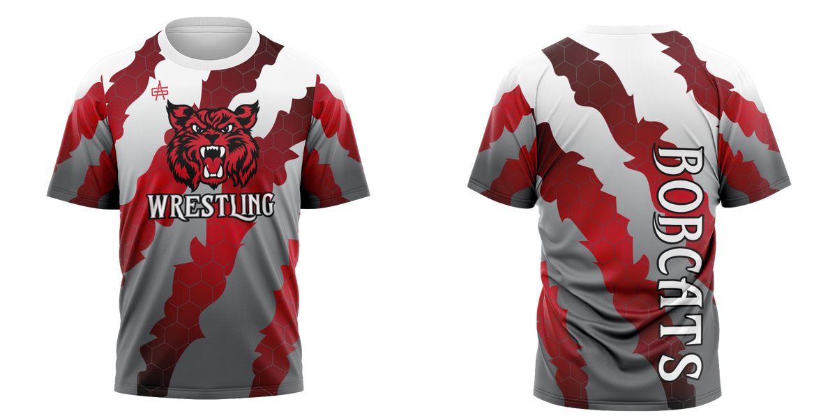 Grand Blanc Wrestling Sublimated Performance Short Sleeve Tee