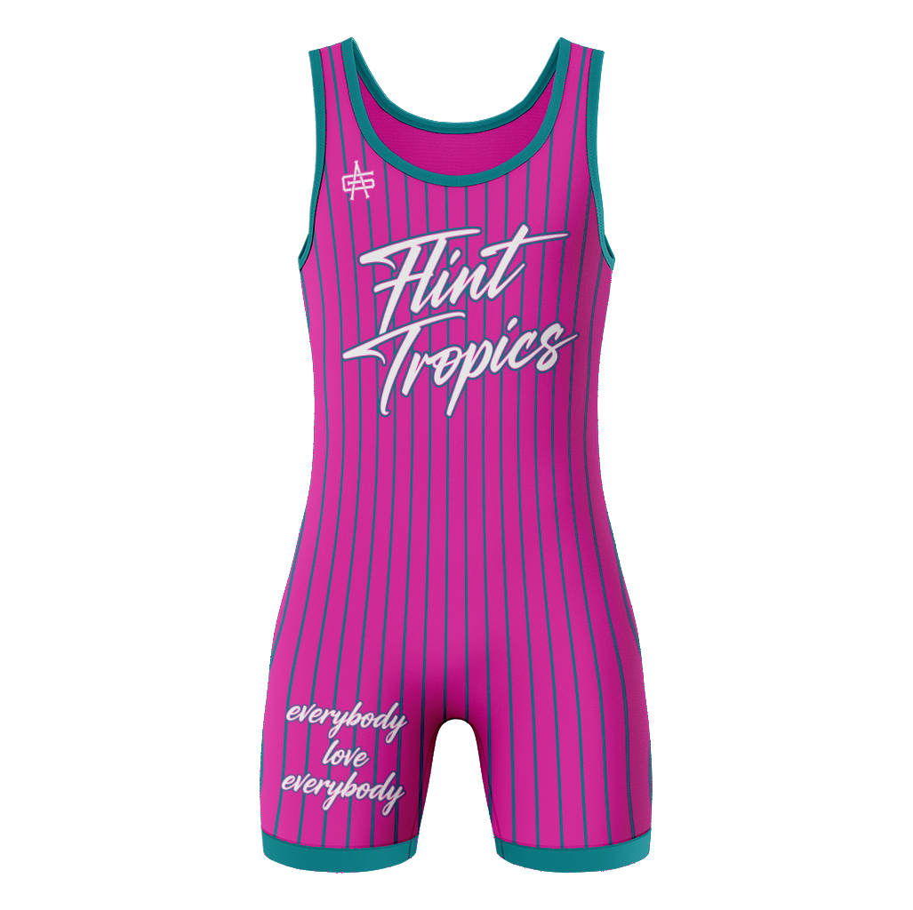 Flint Tropics Wrestling Men's Sublimated Performance Singlet - V8