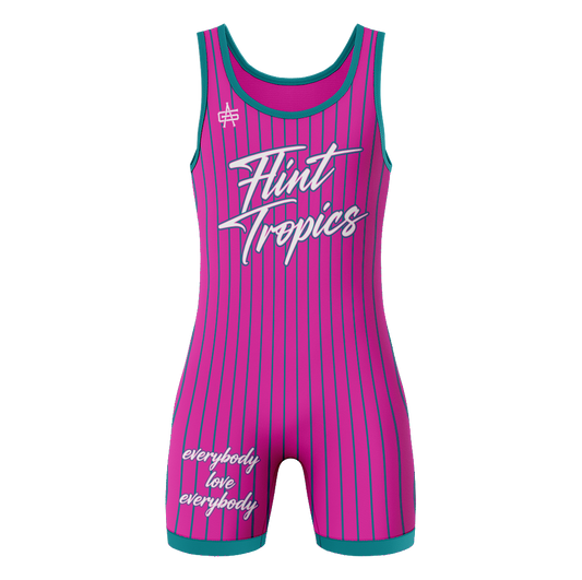 Flint Tropics Wrestling Men's Sublimated Performance Singlet - V8
