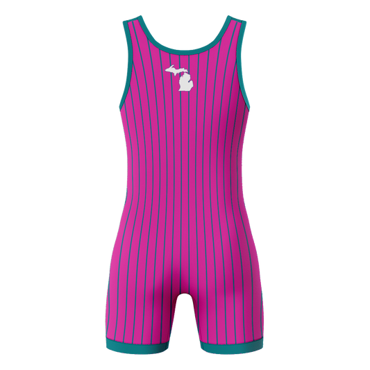 Flint Tropics Wrestling Men's Sublimated Performance Singlet - V8