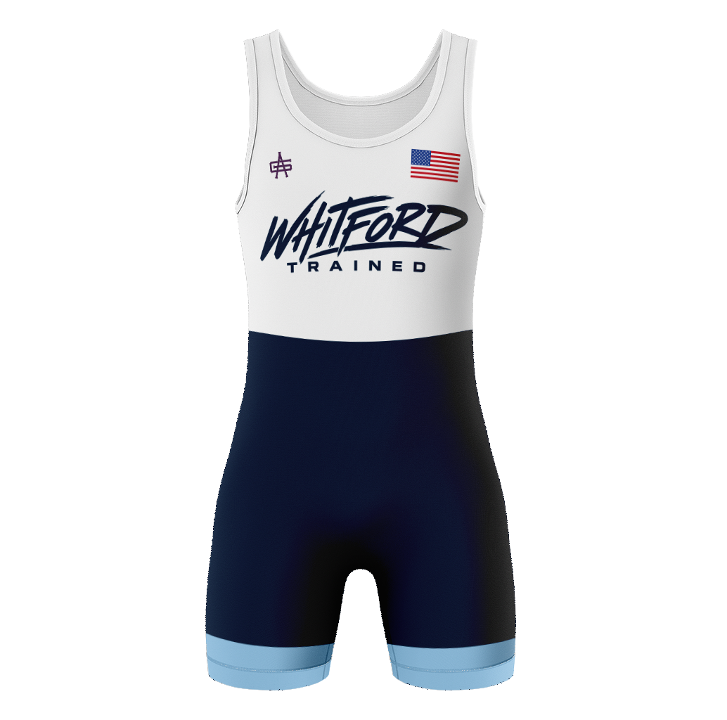 MI Rev Wrestling Men's Sublimated Performance Singlet - Navy