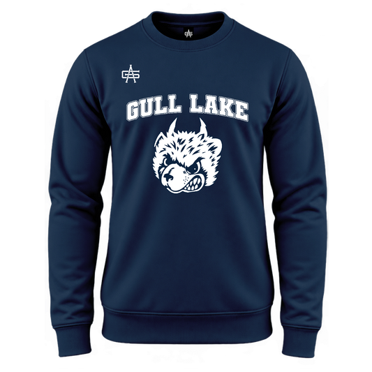 Gull Lake Wrestling DTF Gutsy Maverick Essential Fleece Crew - Animal Logo